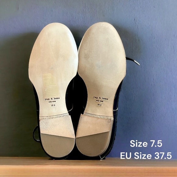 Rag & Bone Audrey Leather Oxfords - Picture 12 of 16